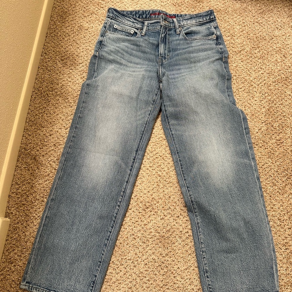Lucky Brand Blue “Baggy” Jeans with Faded Look